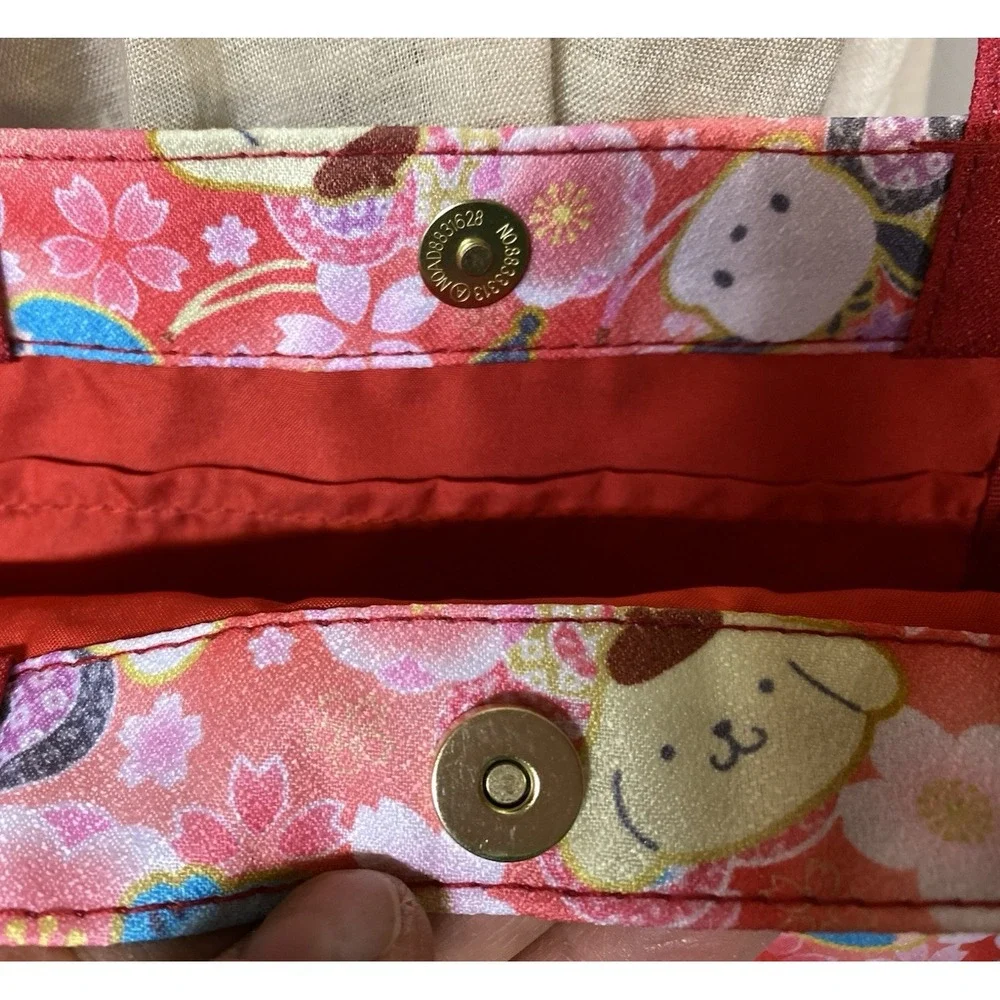 Sanrio Characters Tote Bag‎ Lined magnetic closure Hello Kitty My Melody Kuromi